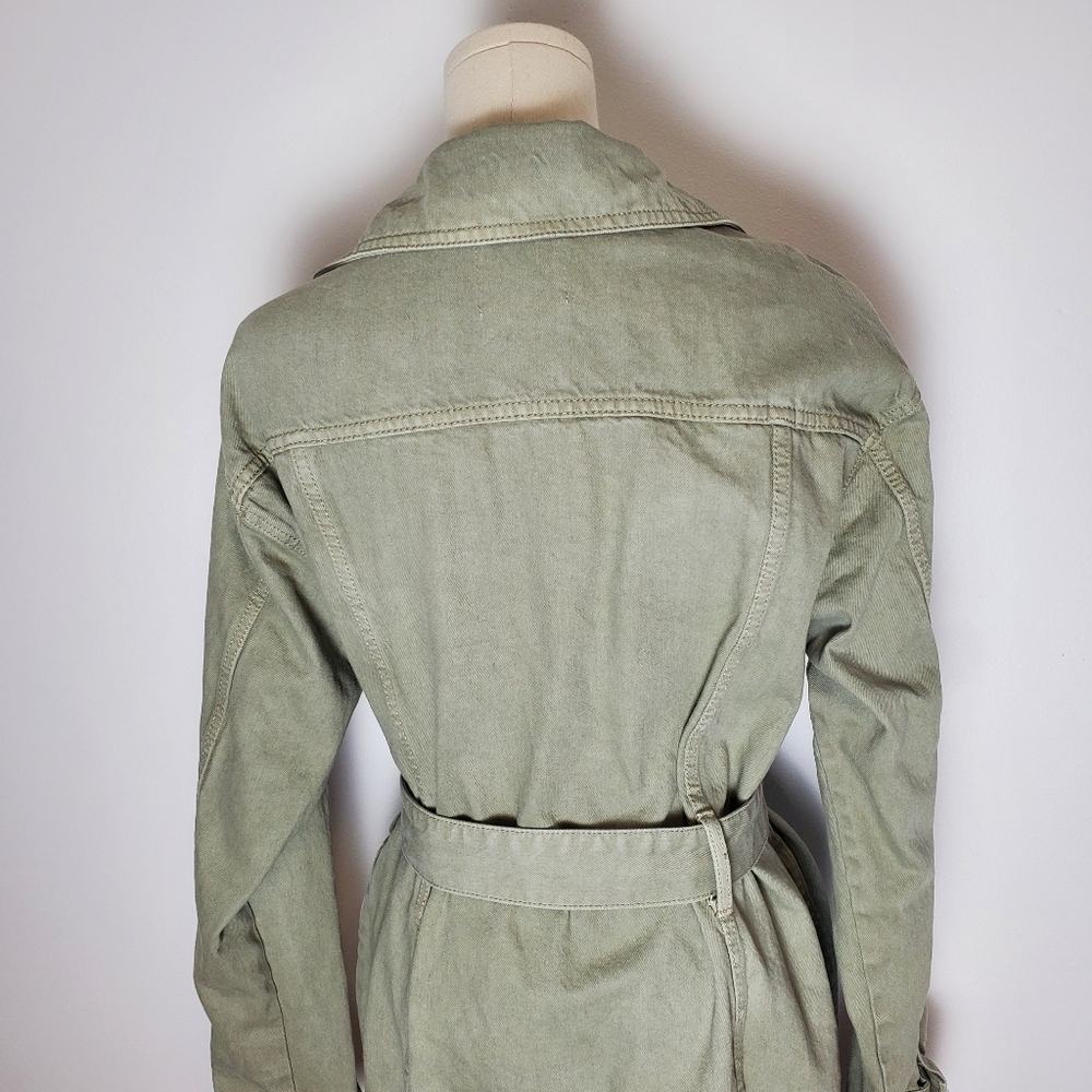 Dynamite Belted Denim Shacket - Picture 11 of 12